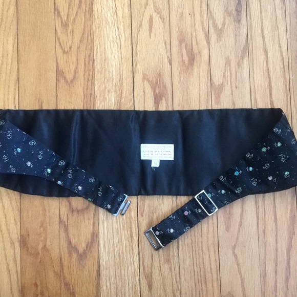 Yin’s Tai Ltd Vintage Cummerband Black Oriental - Picture 3 of 6